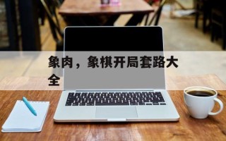 象肉，象棋开局套路大全