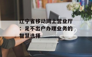 辽宁省移动网上营业厅：足不出户办理业务的智慧选择
