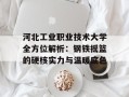 河北工业职业技术大学全方位解析：钢铁摇篮的硬核实力与温暖底色