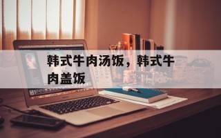 韩式牛肉汤饭，韩式牛肉盖饭