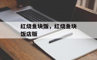 红烧鱼块饭，红烧鱼块饭店版