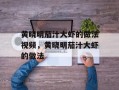 黄晓明茄汁大虾的做法视频，黄晓明茄汁大虾的做法