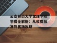 云南师范大学文理学院学费全解析：从收费标准到省钱攻略