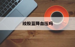 绞股蓝降血压吗
