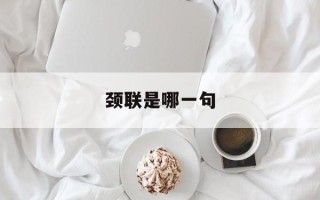 颈联是哪一句
