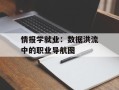情报学就业：数据洪流中的职业导航图