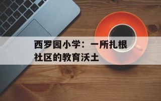 西罗园小学：一所扎根社区的教育沃土