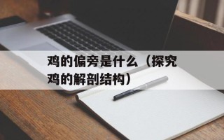 鸡的偏旁是什么（探究鸡的解剖结构）