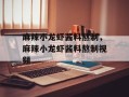 麻辣小龙虾酱料熬制，麻辣小龙虾酱料熬制视频