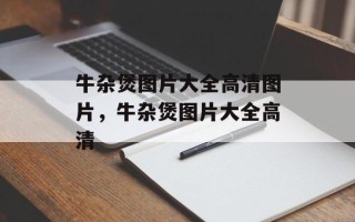 牛杂煲图片大全高清图片，牛杂煲图片大全高清