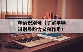 车辆识别号（了解车辆识别号的含义和作用）