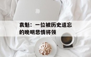 袁魁：一位被历史遗忘的晚明悲情将领
