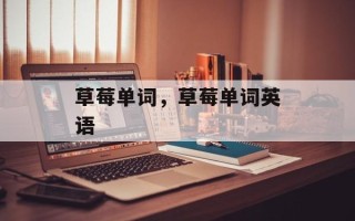 草莓单词，草莓单词英语