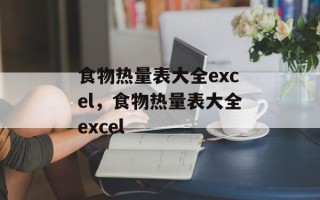 食物热量表大全excel，食物热量表大全excel