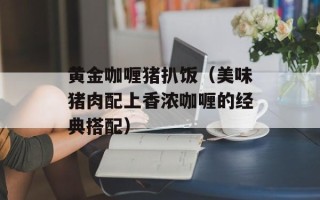 黄金咖喱猪扒饭（美味猪肉配上香浓咖喱的经典搭配）