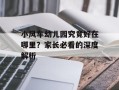 小风车幼儿园究竟好在哪里？家长必看的深度解析
