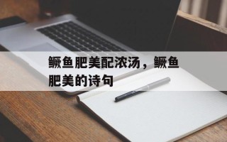 鳜鱼肥美配浓汤，鳜鱼肥美的诗句