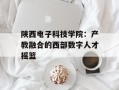 陕西电子科技学院：产教融合的西部数字人才摇篮