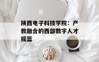 陕西电子科技学院：产教融合的西部数字人才摇篮