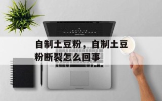 自制土豆粉，自制土豆粉断裂怎么回事