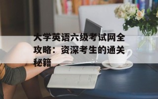 大学英语六级考试网全攻略：资深考生的通关秘籍