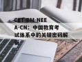 CET-BM-NEEA-CN：中国教育考试体系中的关键密码解析