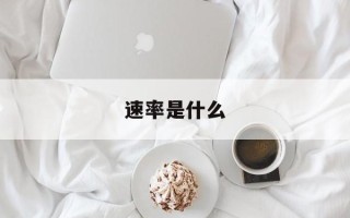 速率是什么