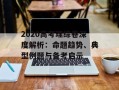2020高考理综卷深度解析：命题趋势、典型例题与备考启示