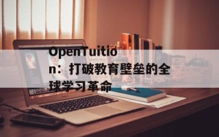 OpenTuition：打破教育壁垒的全球学习革命