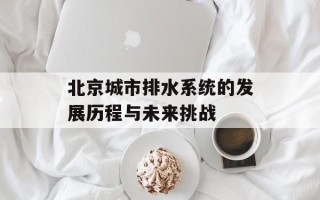 北京城市排水系统的发展历程与未来挑战