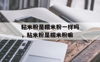 粘米粉是糯米粉一样吗，粘米粉是糯米粉嘛