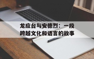 龙应台与安德烈：一段跨越文化和语言的故事