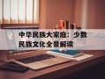 中华民族大家庭：少数民族文化全景解读