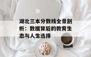 湖北三本分数线全景剖析：数据背后的教育生态与人生选择