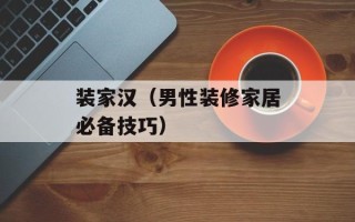 装家汉（男性装修家居必备技巧）