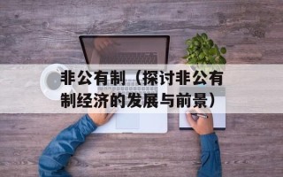 非公有制（探讨非公有制经济的发展与前景）