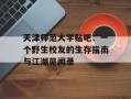 天津师范大学贴吧：一个野生校友的生存指南与江湖见闻录