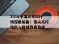 2014中国大学排行榜深度解析：顶尖高校格局与区域教育发展