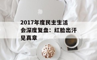 2017年度民主生活会深度复盘：红脸出汗见真章
