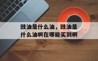 豉油是什么油，豉油是什么油啊在哪能买到啊