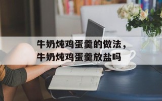 牛奶炖鸡蛋羹的做法，牛奶炖鸡蛋羹放盐吗