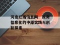 河南红盾信息网：政务信息化的中原实践与创新探索