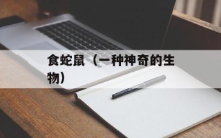食蛇鼠（一种神奇的生物）