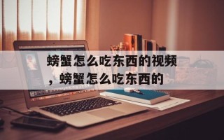 螃蟹怎么吃东西的视频，螃蟹怎么吃东西的
