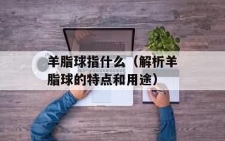 羊脂球指什么（解析羊脂球的特点和用途）