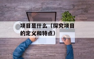 项目是什么（探究项目的定义和特点）