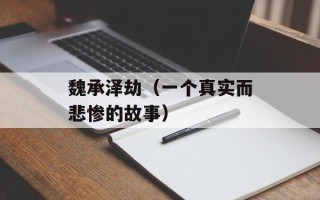 魏承泽劫（一个真实而悲惨的故事）