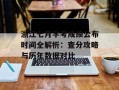 浙江七月学考成绩公布时间全解析：查分攻略与历年数据对比