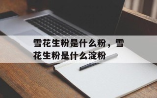 雪花生粉是什么粉，雪花生粉是什么淀粉