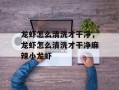 龙虾怎么清洗才干净，龙虾怎么清洗才干净麻辣小龙虾